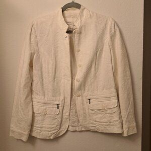 Coldwater Creek Classic White Jacket Size 4